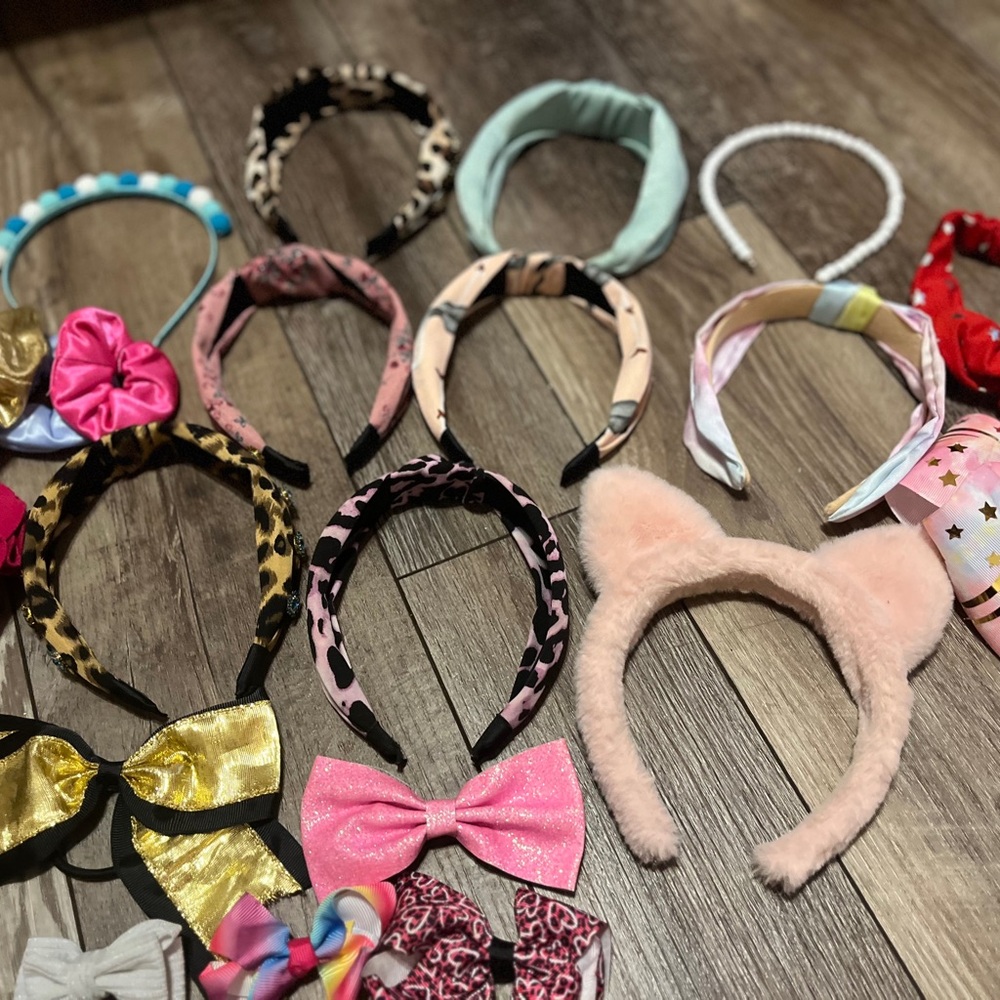 Assorted Headbands with Bows and Ears
